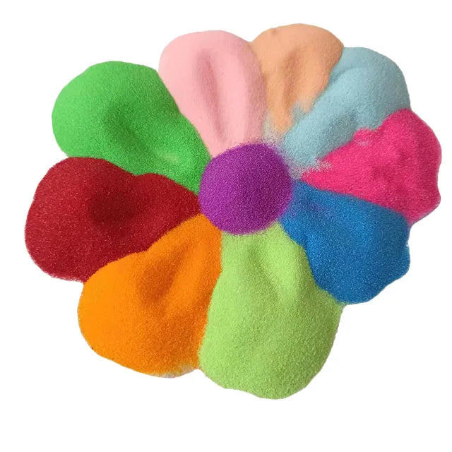 Factory Outlet Colored Sand pink Sand Landscape Decoration for Kids Playground SandHandmade DIY Colored Sand Painting80-120mesh
