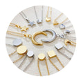 Fashion Jewelry Necklace Gold/Silver Plated Custom Dainty Pendant Stainless Steel Link Chains Necklace for Children Women