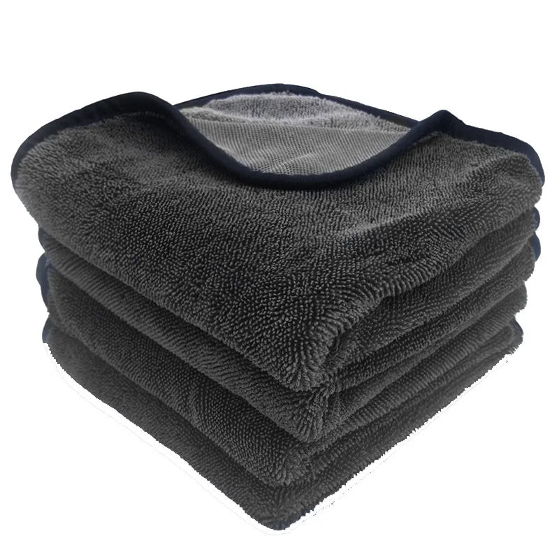 Microfiber Car Care Twisted Loop Wash Microfibre  Drying Free Auto Detailing Cleaning Towel Micro Fiber Twist Pile Cloths