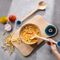 Woodsun Wooden Maple Soup Noodles Spoons Spatula Utensil Set for Cooking