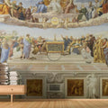 Oil Painting Roman Christian Mythology Renaissance Period Luxury Silk Waterproof ECO-Friendly Wallpaper European Living Room