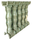 Reazone 2022 New Design Concrete Rail Mold Casting in Place Double Round Baluster Balustrade Plastic Concrete Mold