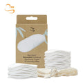 Chemical Free 8cm Soft Bamboo Facial Cleansing Pads Laundry Bag Set Organic Reusable Cotton Bamboo Makeup Remover Pads