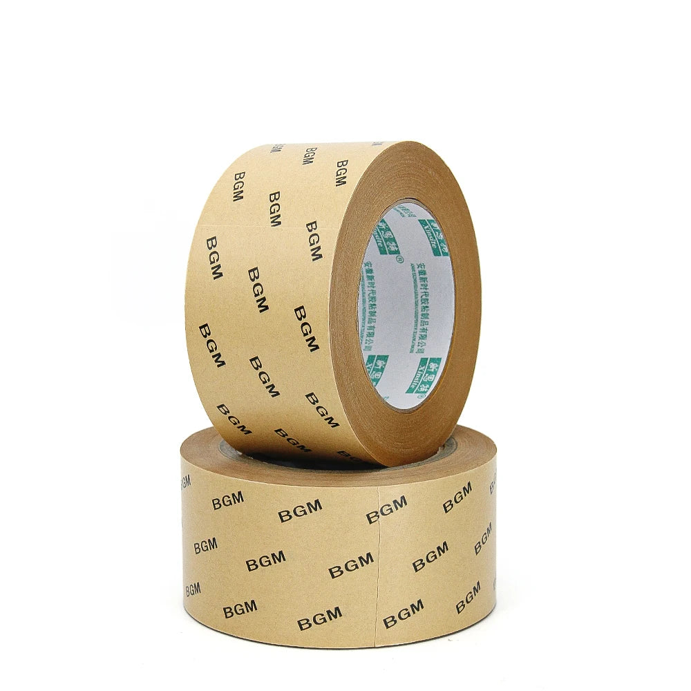 Biodegradable Writable Plastic Free Self Adhesive Rubber Adhesive 50m Eco-friendly Kraft Paper Tape