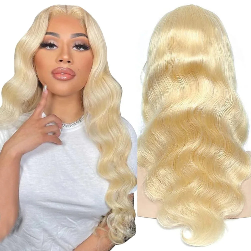 Honey Blonde 360 Lace Frontal Wig Human Hair 360 Wigs Human Hair Lace Front 28 30 Inch HD Body Wave Lace Frontal Wig