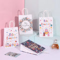 Wholesale White Kraft Paper Bag Wedding Party Favor Gift Bags Thank You Shopping Bags with Handle for Boutique