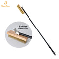 47 Inch Big Size Pizza Oven Copper Brush Bristle Brass Scraper Grill Cleaning Big Oven Brush With Aluminium Handle