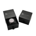Wholesale Customizable Logo Black Drawstring Cardboard Paper Watch Box Men's Slide Storage Case with Logo