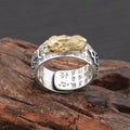 Anillos Fashion Buddhist Scriptures Open Adjustable Pixiu Charms Feng Shui Amulet Luck Blessing Wealth Lucky Pixiu Rings