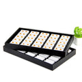 DOC Wholesale Custom Gem Display Tray High-grade PU Leather Bare Diamond Display Trays