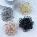 Hot Sales Mesh Set with Diamond Multi-layer 9cm Flower Brooch Pins Handmade Flower Brooch
