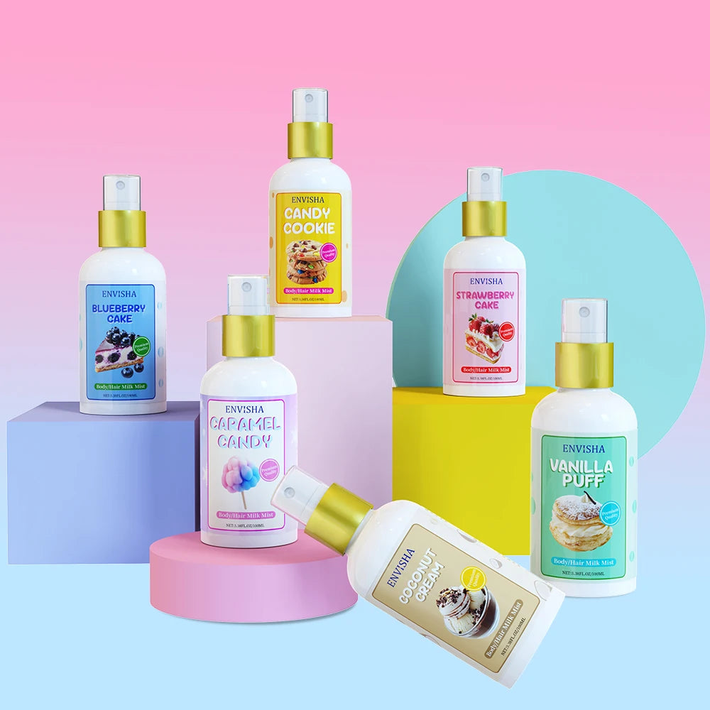 Wholesale Body Care Product Gentle Invigorating Long-Lasting Scent Hydrating Body/Hair Milk Mist Spray