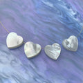 Wholesale Custom Natural Mother of Pearl Shell love Heart Beads Loose Gemstone for Jewelry Making Diy Accessories