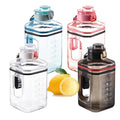Customizable logo Men and Women Outdoor Sports Camping Convenient square Water Bottle