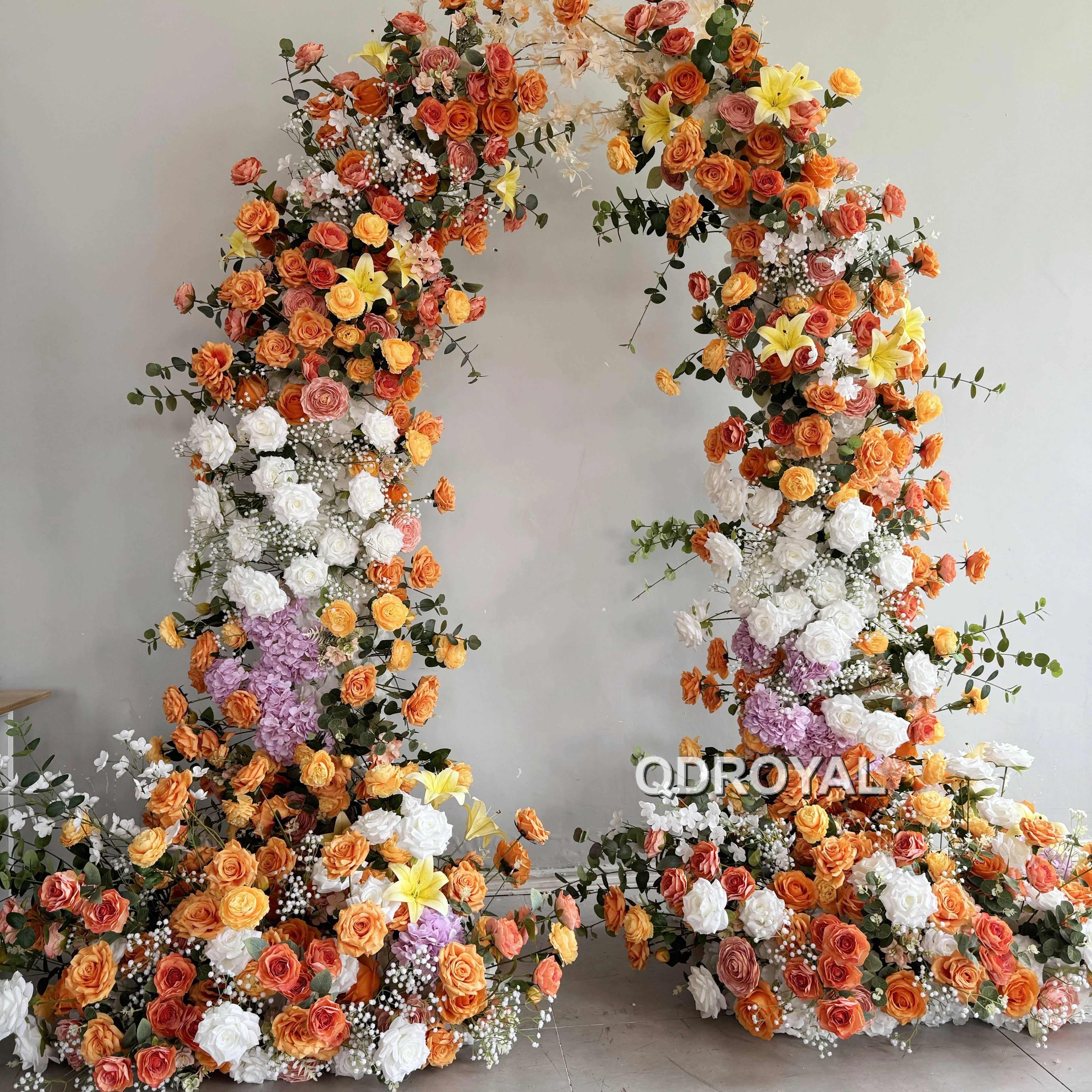 Hot Sale Brightly Colored Artificial Flowers for Wedding Holiday Entrance Decorations Handcrafted Factory Christmas Mother's Day