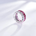 New Design Sterling Silver 925 Engagement Rings AAA CZ Zircon Pear Cut Diamond Wedding Jewelry for Women