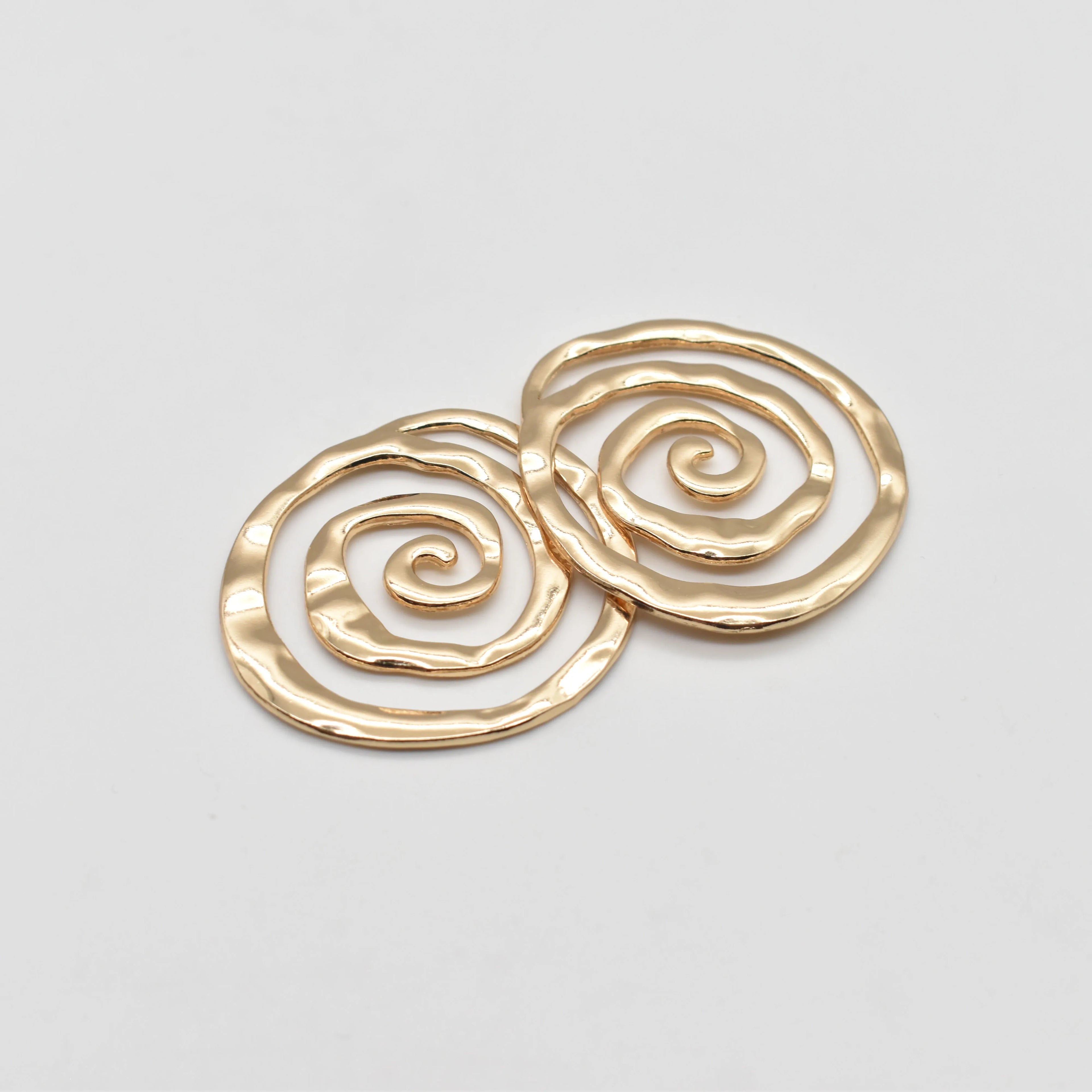 Metal Round Bikini Connector for Swimwear Accessories Branding Waterproof Gold Metal Accessories for Bikinis Swimsuits