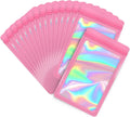 Wholesale Small Business Custom Logo PVC Zipper Holographic Soft 7x10cm Plastic Makeup Jewelry Container Packaging Supplies MegaBDM