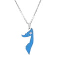 African Country Stainless Steel Ethnic Necklaces Somalia Map Flag Pendant Necklace