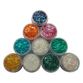 Irregular Iridescent Glitter Flake for Christmas Decorations Paintings DIY Rainbow Color Glitter Powder