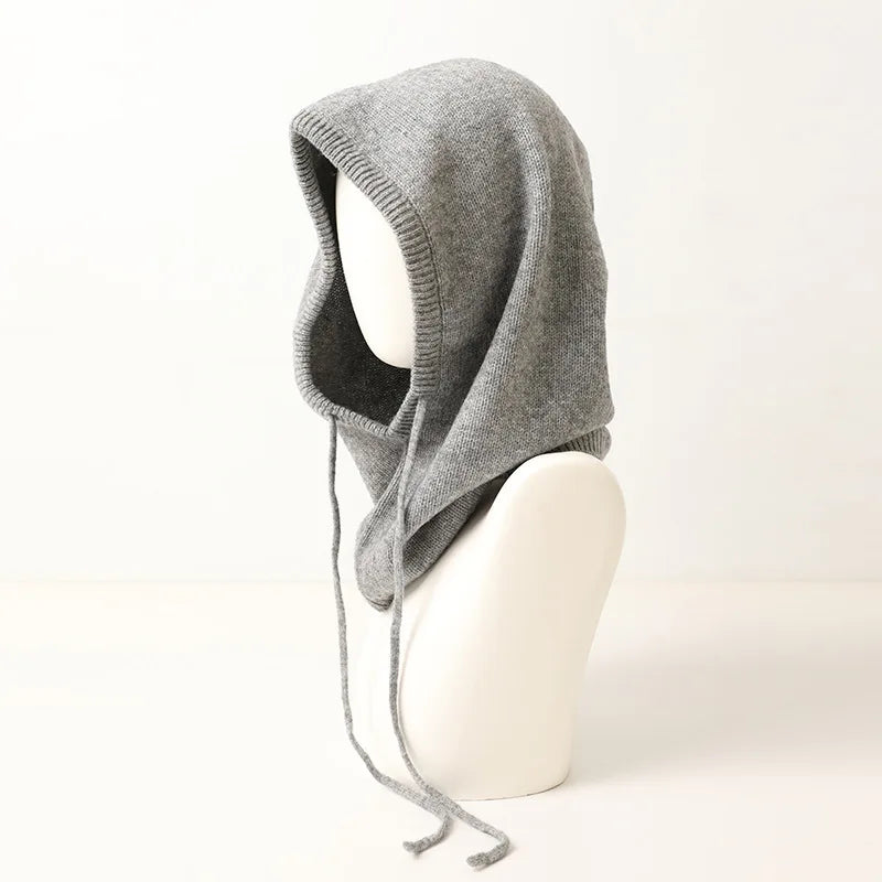 Sample Support Fashionable Beanies Men Women New Mixed Velvet Cashmere Cold-Proof Warm Knitted Balaclava Hats Wholesale Stock