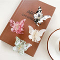 Wholesale Korean Popular Hair Accessories Women Acetate Custom butterfly Hair Claw Clips
