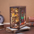 Cutebee Hot Selling DIY Craft Wooden Handmade Creative Gift Magic Pharmacist Book Nook for Kids