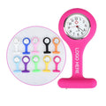 Customizable Silicone Nurse Brooch Watch with Quartz Movement Wholesale Nurse Pin Fob Watch for Promotional & Business Gifts