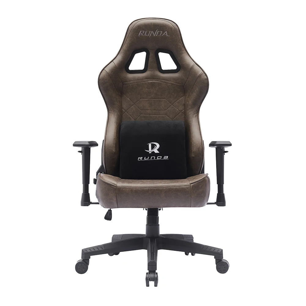 Adjustable Armrest 360 Swivel Extendable Massage Ergonomic Racing Gaming Chair Lift Function PVC Leather Synthetic Home Office