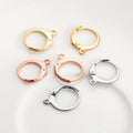 Earring Hook French Earrings Earwire Fitting Ear Setting Base Accessories for Craft Jewelry Making Components DIY