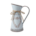 Dropshipping Shabby Chic Rustic Pitcher Galvanized Vase Metal Jug French Style Kitchen Farmhouse Decor