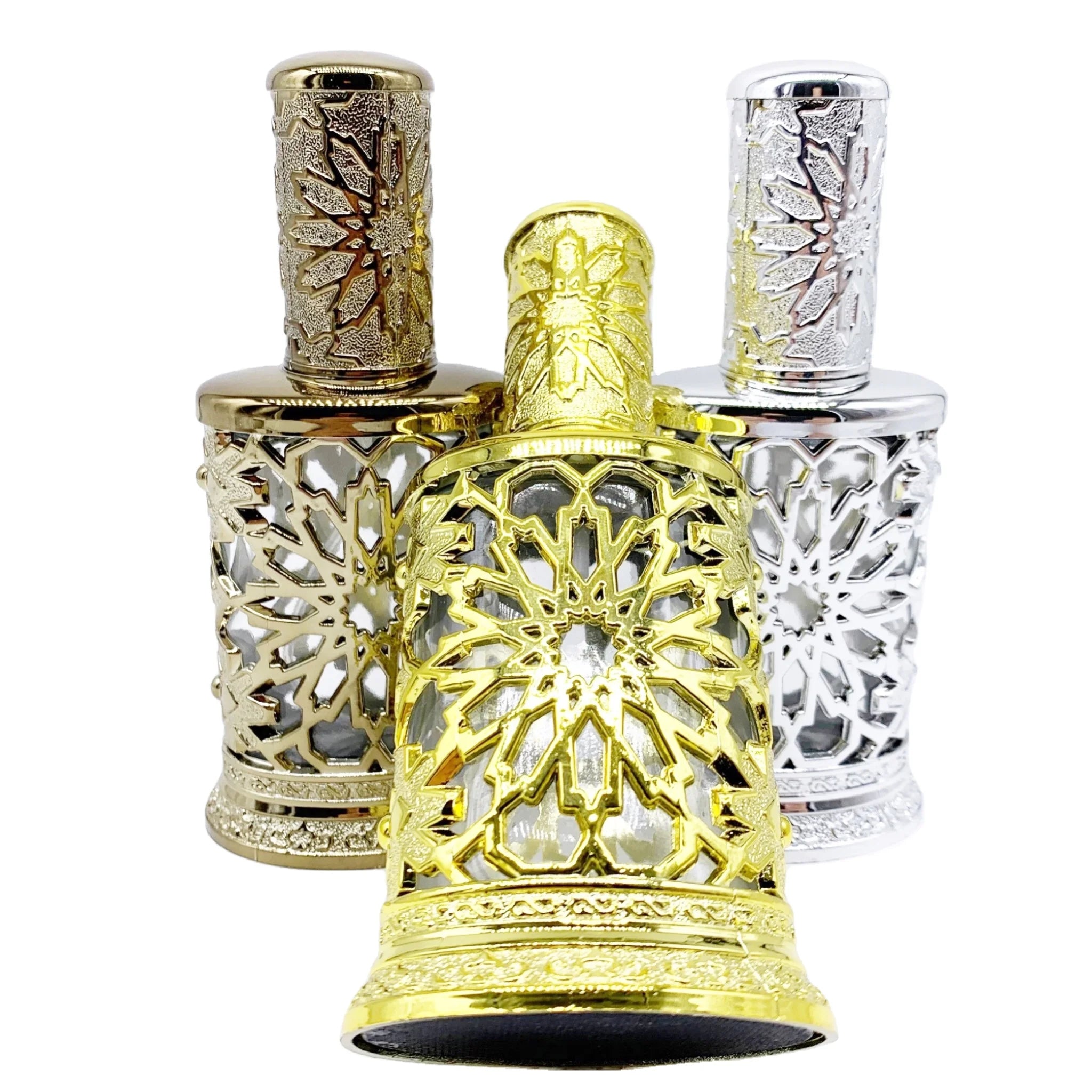 Wholesale Saudi Arabia Screw Top Perfume Glass Bottle Arabic Style