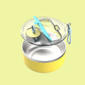 2025 Watersy Student Dormitory Lunch Box 304 Stainless Steel Instant Noodle Bowl with Lid for Office Workers and Food Storage