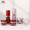 Acrylic Cosmetic Packaging Containers with Pump Sprayer Seal Screen Printing 15g 20g 30ml Sizes