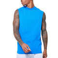 Men's 100% Cotton Gym Tank Tops Breathable Sports Clothes for Bodybuilding Fitness Custom Logo Sleeveless Fashion Vests