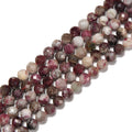 Wholesale Natural 8mm Eudialyte Gemstone Bead Faceted Round Loose Beads for Jewelry Making Bulk