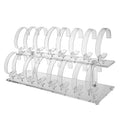 New Clear Acrylic 24 Slot Watch Display Stand Bracelet Holder Jewelry Showcase Watch Bracelet Display Rack Jewelry Organizer