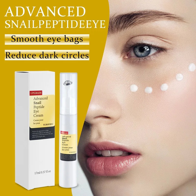 OEM Eye Repair Snial Cream Anti Wrinkle Eye Cream Dark Circles Puffiness Under Eye Bags Removal Cream