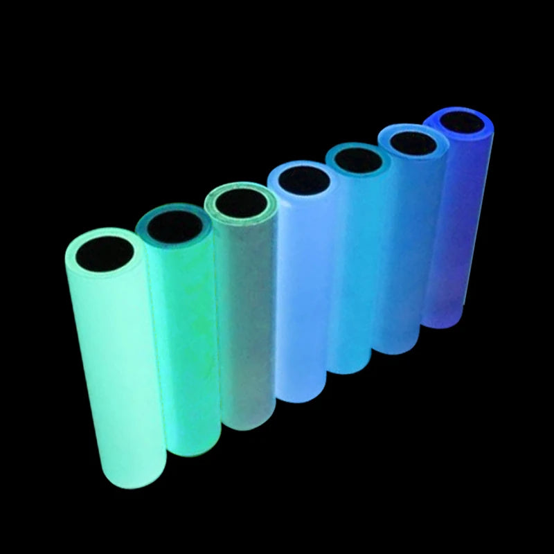 Glow in the Dark Luminescent PU Heat Transfer Vinyl Film Rolls for T-shirts High Temp Application 50cm*1m