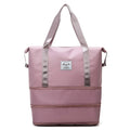 Wholesale Fashionable Large Capacity Waterproof Foldable Travel Duffel Tote Bags for Women Zipper Closure Expandable Design