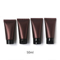 Stock Empty 50g 1.6 oz Matte Brown Soft Plastic Cosmetic Squeez Tube with Flip Top Cap ST-QY50 Model S&T Brand