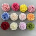 DIY Flower Heads 10cm Silk Dahlia Flowers Wedding Bride Head Decoration Artificial Flowers