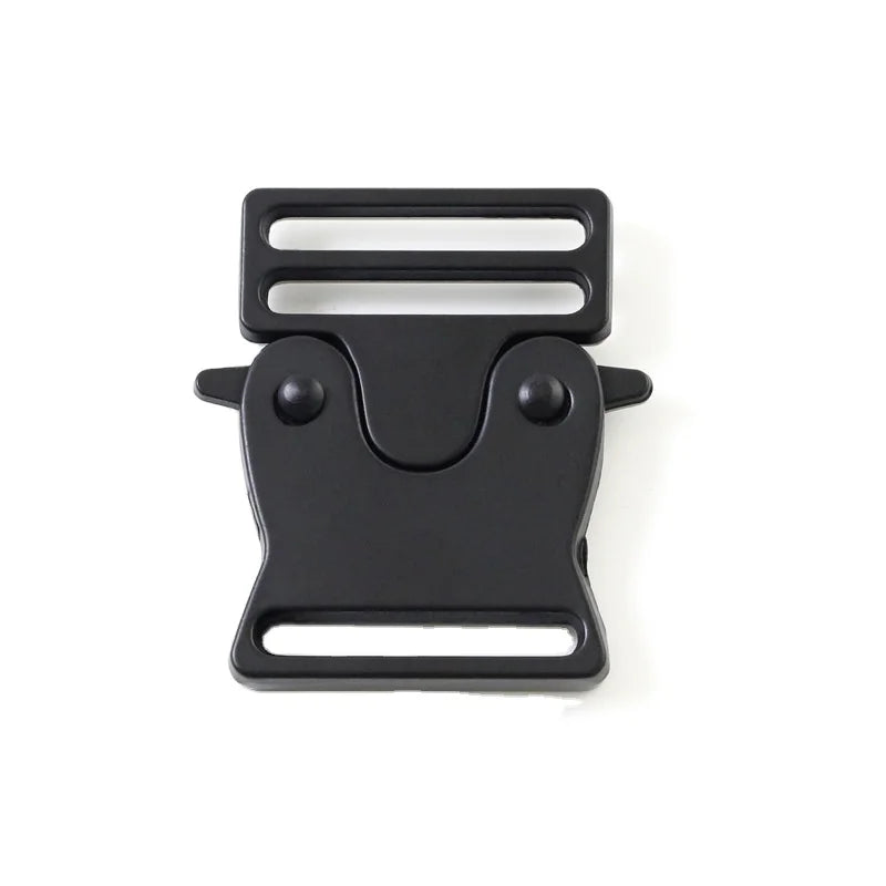 Wholesale Custom Black Dog Collar 38mm Belt Sil Ver Heavy Duty Quick Release Metal Tactical Buckle 25mm