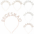 New Design Wedding Bridal Hairband Bride to Be Letter Headband Hen Party Headdress for Bridesmaid