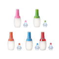 Double-Head Multifunctional Silicone Oil and Seasoning Bottle Brush for Barbecue and Dough Single Brush Design