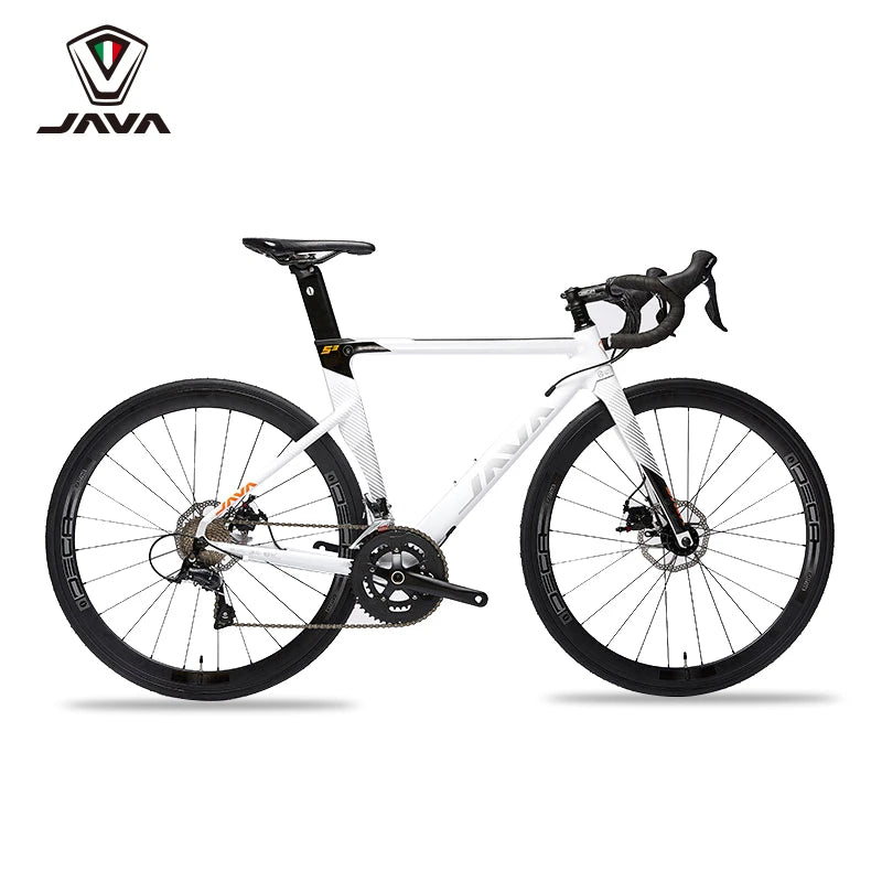 JAVA SILURO 3 Road Bike 22 Speed Carbon Fiber Bicycle Adult Disc Brake Carbon Fiber Front Fork Aluminum Frame SILURO3 Cycling