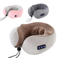 New USB Rechargeable Car Neck Heat Massage Pillow Deep Tissue Multifunction Car Home Electric Neck Massage Pillow
