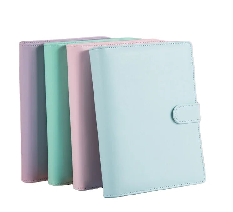 Leather Note Book Refillable Journal Printing Colorful Diary A5 PU Customized Organizer Notebook With Logo