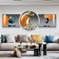 350CM Set3   Hanging Paintings Wall Decoration Living Room TV Sofa Background Crystal Home Wall Decor Dropshipping