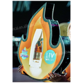 Customized logo Led Fire champagne Glorifier Display Vip Flame Bottle Presenter for Night Club Lounge bar Wedding Festival Party